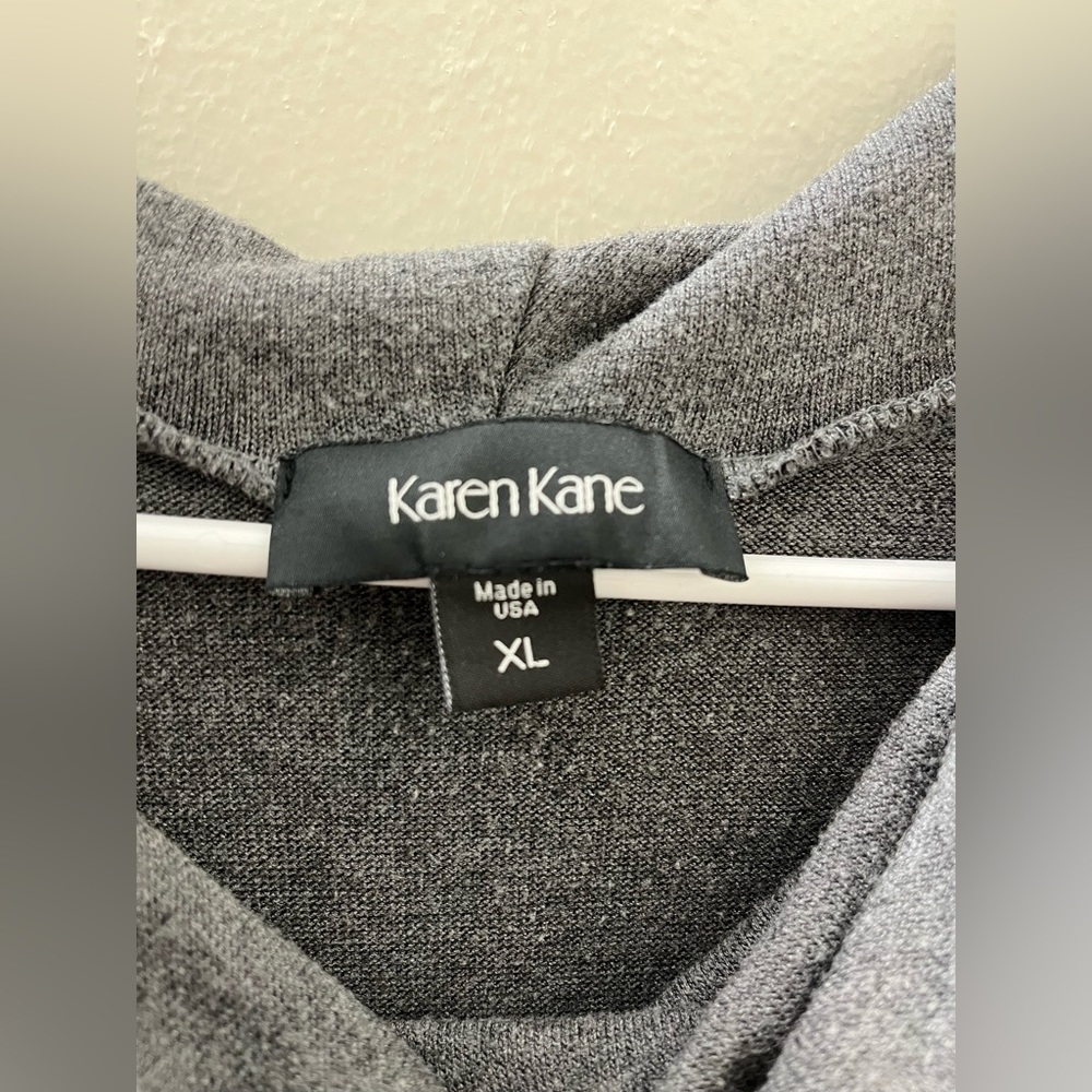 Karen Kane cowl neck dress in black and gray - Picture 4 of 4